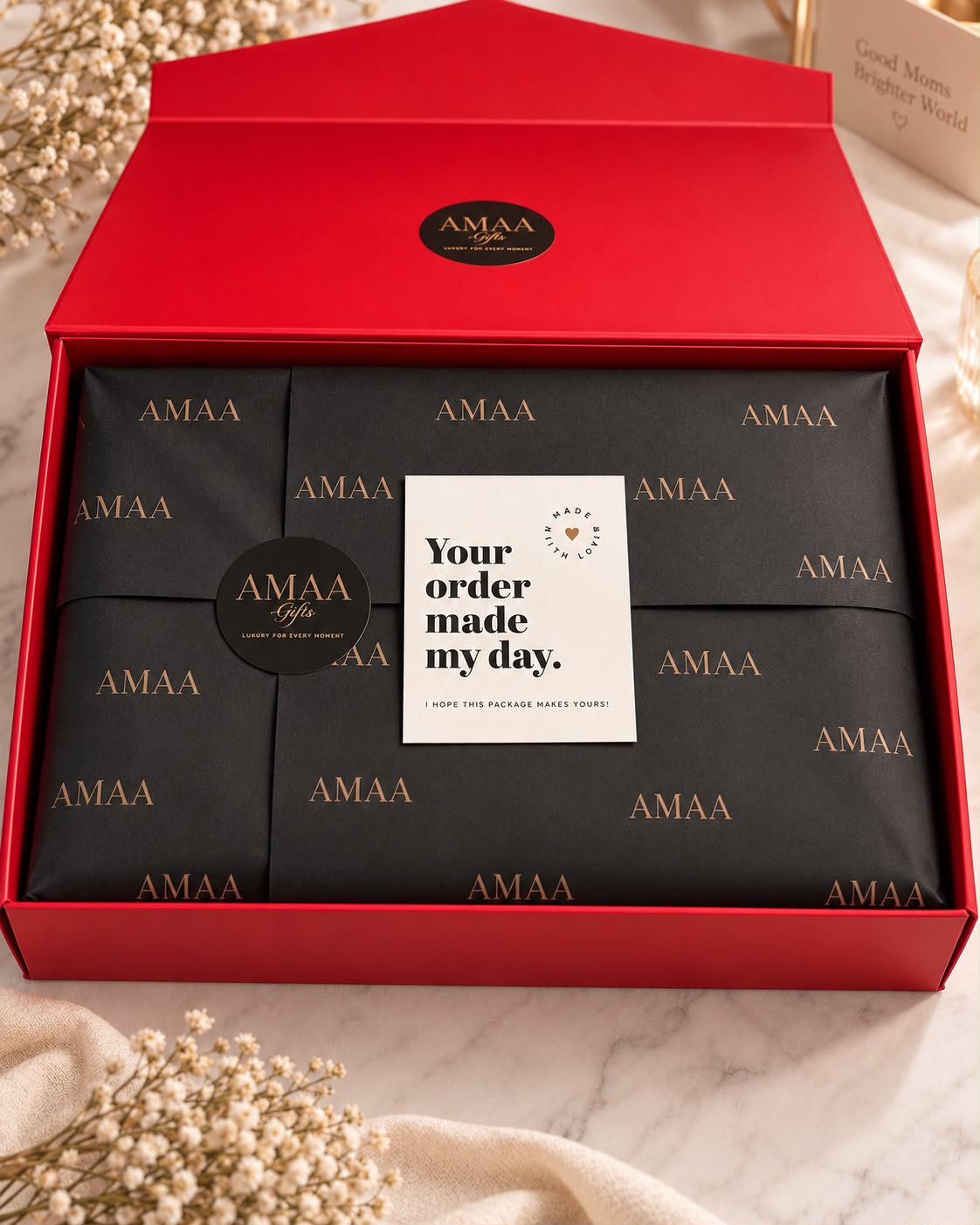 AMAA Luxury Personalized Mom Gift Box — Medium