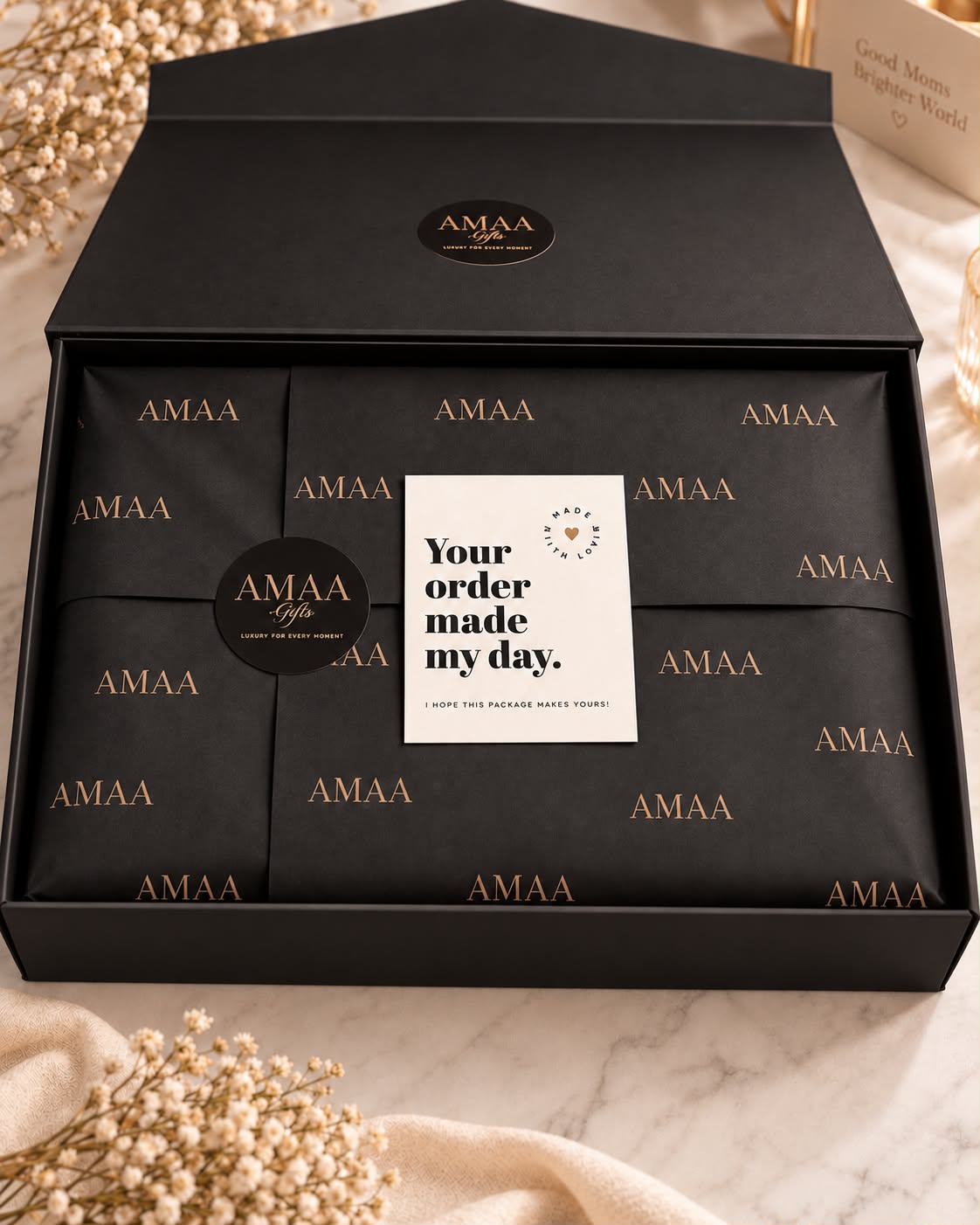 AMAA Luxury Personalized Bride Gift Box — Medium