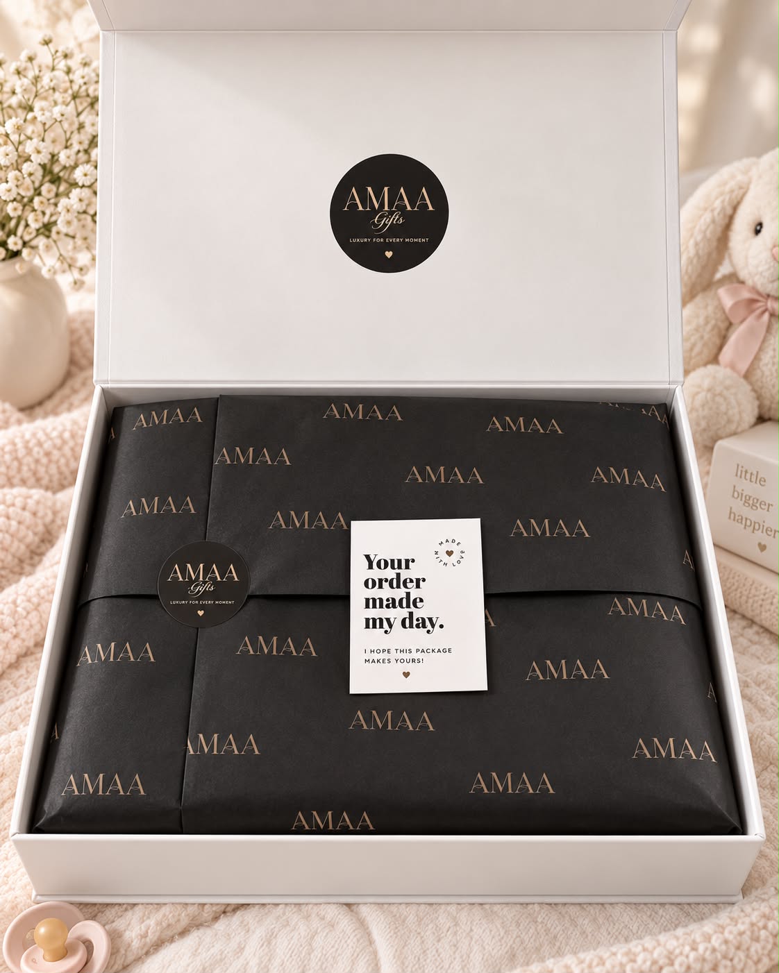 AMAA Luxury Personalized Baby Gift Box — Large