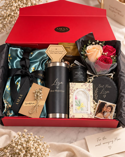 AMAA Luxury Personalized Mom Gift Box — Medium